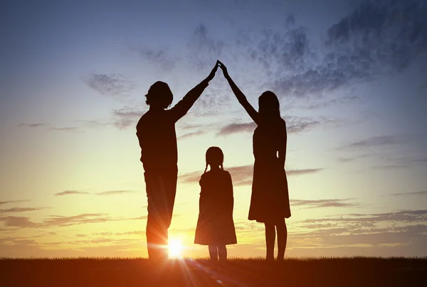 Nós somos família feliz — Fotografia de Stock