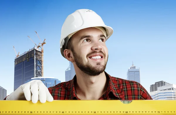 Jovem engenheiro homem — Fotografia de Stock