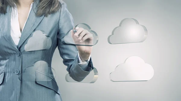 Cloud Computing-Konnektivität — Stockfoto