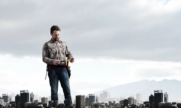 Ingeniero adulto hombre — Foto de Stock