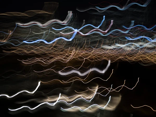 야간 도시 생활 — 스톡 사진