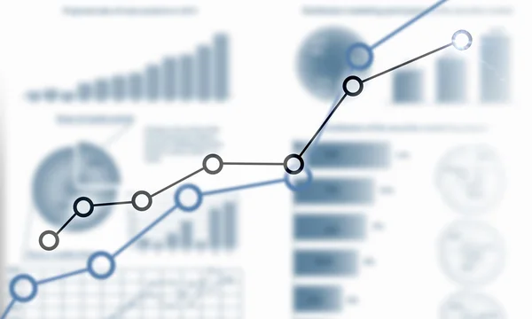 Försäljning dynamics-data — Stockfoto