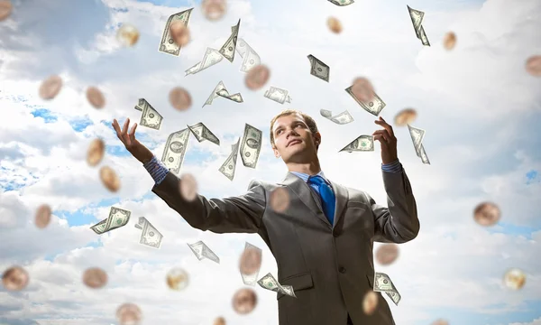 Dreaming to become rich — Stock Photo, Image