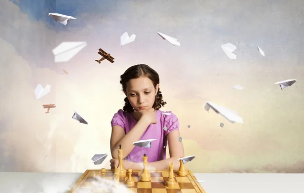 Satranç akıllı zihin için oyun — Stok fotoğraf