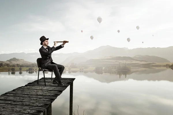 Suche nach Perspektiven — Stockfoto