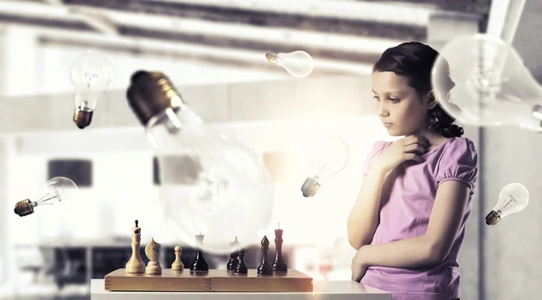 Šachové hry pro chytré myšlenky — Stock fotografie