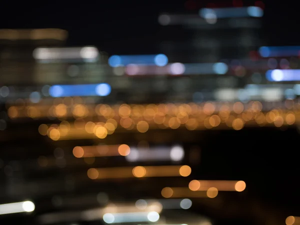 夜晚的城市生活 — 图库照片