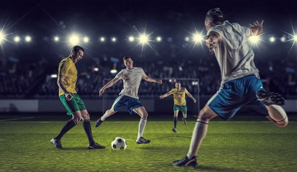 Momentos de fútbol caliente — Foto de Stock