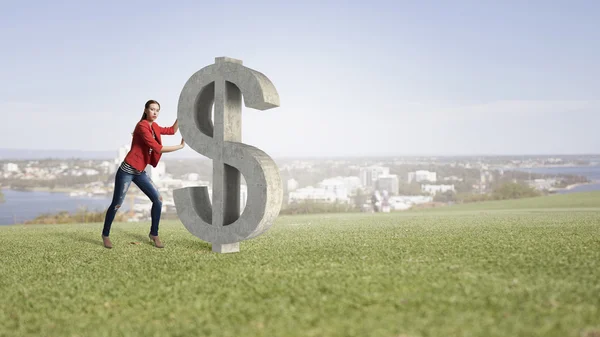 Lassen Sie Ihr Einkommen wachsen — Stockfoto