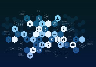Nanoteknoloji tıp kavramı. Karışık teknik