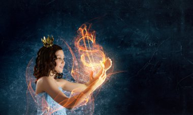 O şirin Prenses. Karışık teknik