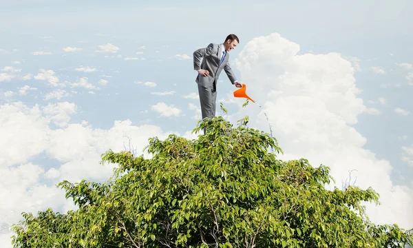 Invertir el derecho a obtener ingresos. Medios mixtos —  Fotos de Stock