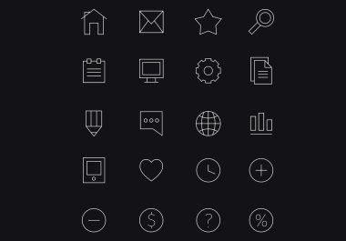 Tample tasarım simgeler