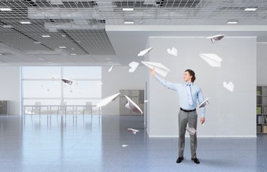 Duygu ücretsiz ve dikkatsiz. Karışık teknik