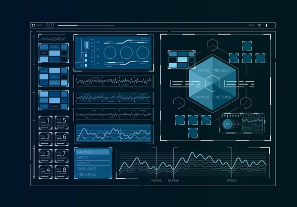 Pantalla de usuario humano — Foto de Stock