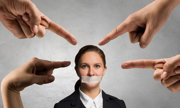 She is guilty — Stock Photo, Image