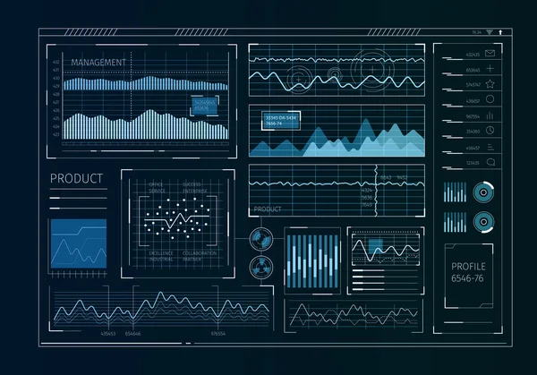 Pantalla de usuario humano — Foto de Stock