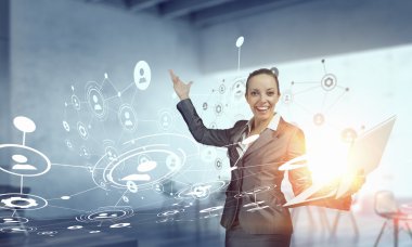 Kadın bu Yöneticisi. Karışık teknik