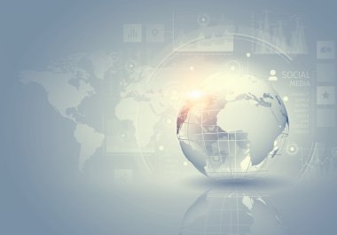 Ağ topluluk kavramı. Karışık teknik