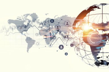 Ağ topluluk kavramı. Karışık teknik