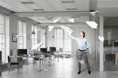 Duygu ücretsiz ve dikkatsiz. Karışık teknik