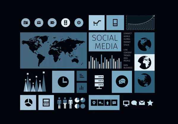 Social Media Marketing. Mixed media — Stockfoto