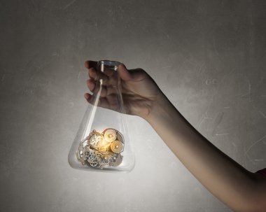 Cogwheels cam tüp. Karışık teknik