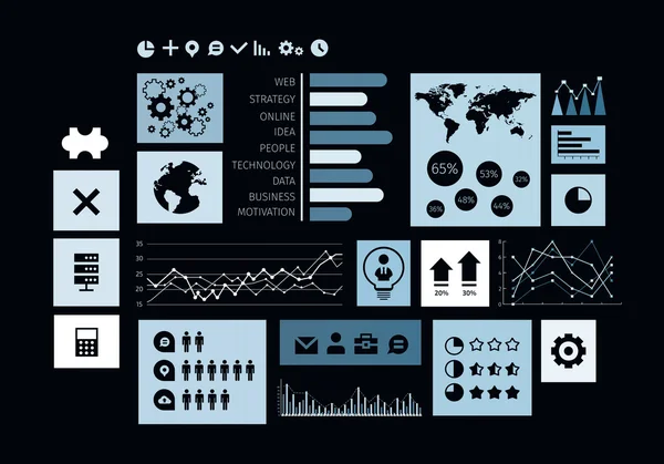 Social Media Marketing. Gemischte Medien — Stockfoto