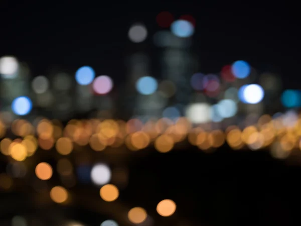야간 도시 생활입니다. 혼합 매체 — 스톡 사진