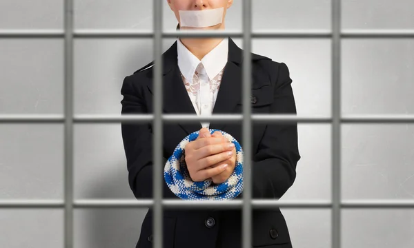 Freilassung schuldloser Beschuldigter. Gemischte Medien — Stockfoto
