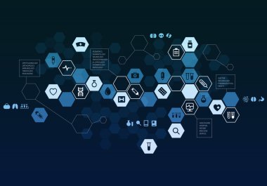 Nanoteknoloji tıp kavramı. Karışık teknik