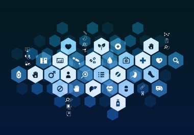 Nanoteknoloji tıp kavramı. Karışık teknik