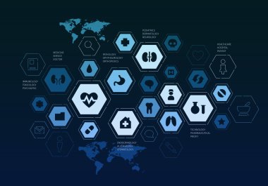 Nanoteknoloji tıp kavramı. Karışık teknik