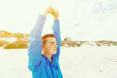 Adam sahilde dışında eğitim