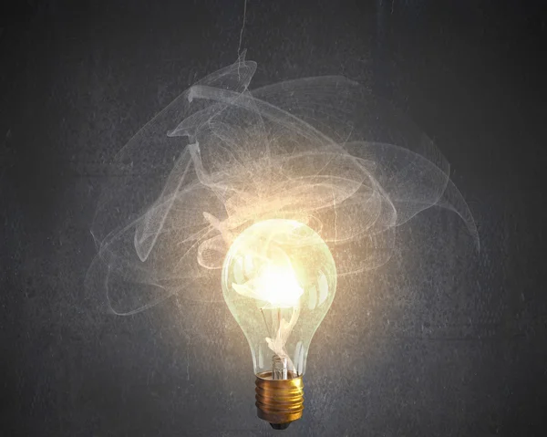 Bright idea for success . Mixed media — Stock Photo, Image