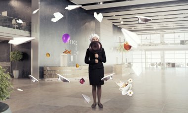 Aşçı olarak büyücü o. Karışık teknik