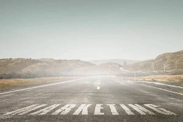 Begreppet start direkt för affär. Mixed media — Stockfoto