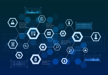 Nanoteknoloji tıp kavramı. Karışık teknik