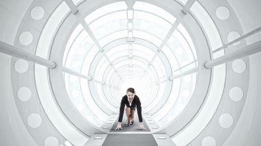 Challege için hazır o. Karışık teknik