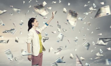 Başarı kavramı, para birimi ve piyango. Karışık teknik