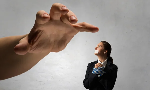 Liberación de acusados inocentes. Medios mixtos — Foto de Stock