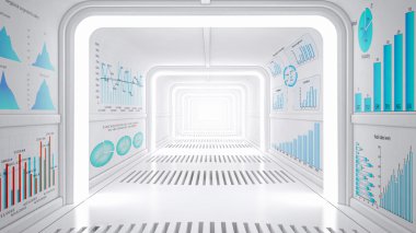 Internet teknoloji iş kavramı. Karışık teknik