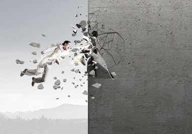 Onun için hiçbir engelle vardır. Karışık teknik