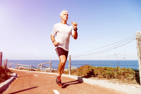 健康奔跑的人 — 图库照片