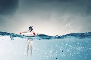 Büyük yaz tatilim. Karışık teknik