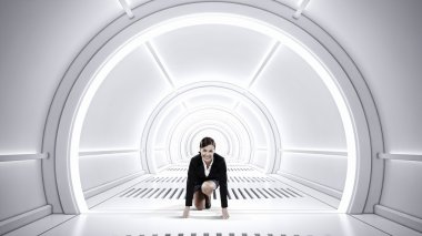 Challege için hazır o. Karışık teknik