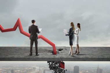 İş kavramı daraltın. Karışık teknik