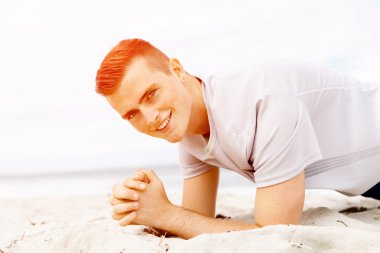 Adam sahilde dışında eğitim