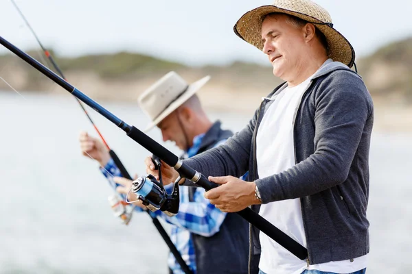 Immagine di pescatore — Foto Stock