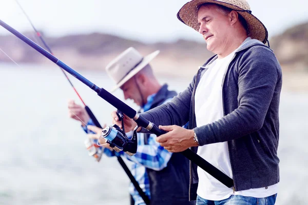 Balıkçı resmini — Stok fotoğraf